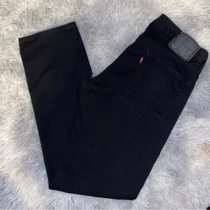 Levi's Mens 513 Slim Straight Fit 32x32 Black